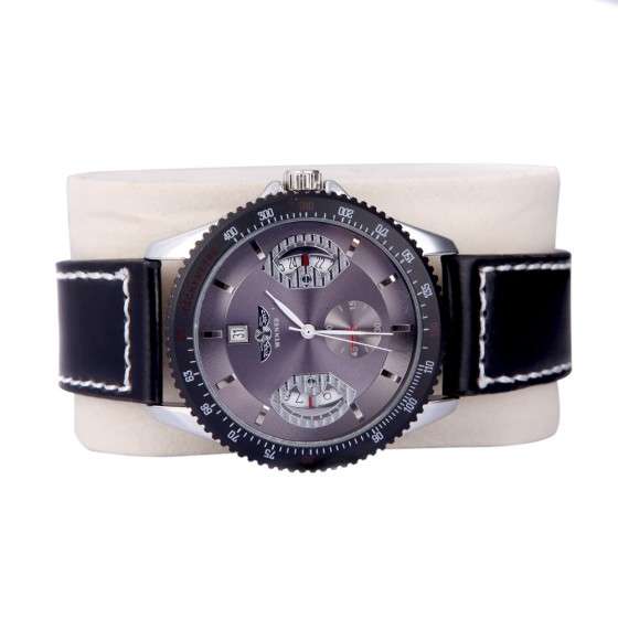 Winner Elegant Men's Tourbillion Automatic Mechanical Analog Watch Date Stainless Steel  h11601pu