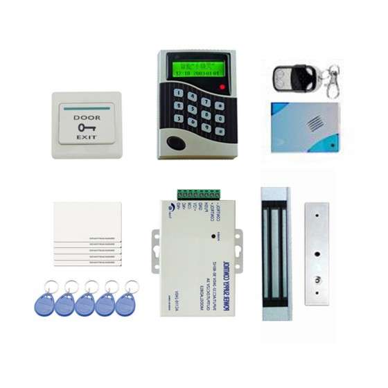 LCD Attendance System Recorder Networking Door Access Control Kit Set 180kg/396Lbs Electric s264