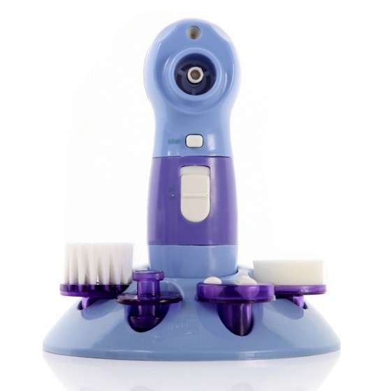 # 4in1 Face Care Facial Cleaner Skin Pore Blackhead Brush Rotary Scrubber Massage