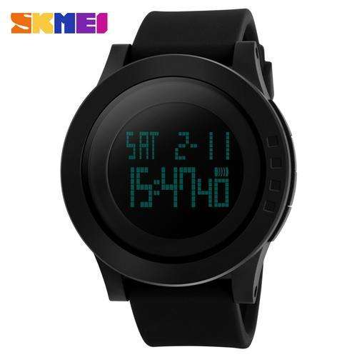 SKMEI Brand Fashion Digital Men Sports Military Watch Big Dial Student Boy Man's Casual Wristwatch w