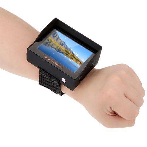 3.5" TFT Color LED Portable Test Monitor CCTV Camera Security Tester for Surveillance Audio Video In