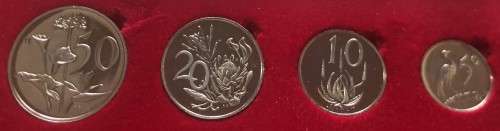 1980 SA Long Proof Set (R1 and R2 Gold Coins Included)