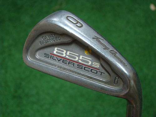 USED SET OF TOMMY ARMOUR STEEL IRONS: 4 IRON - SW