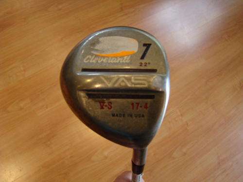 NEW !!! CLEVELAND V.A.S  7 WOOD  (22 DEG) with STEEL shaft - NEW: NOT SEALED.
