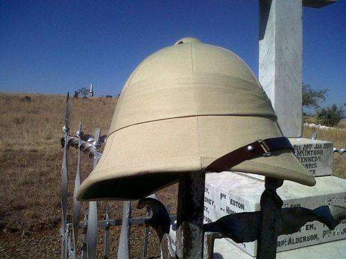 Boer War replica Pith Helmet / Hat. Light weight pith core & cotton outer