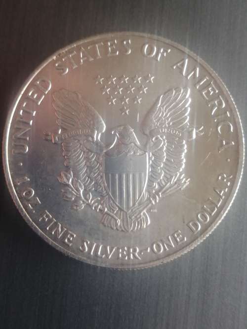 USA 1 OZ SILVER DOLLAR 1992
