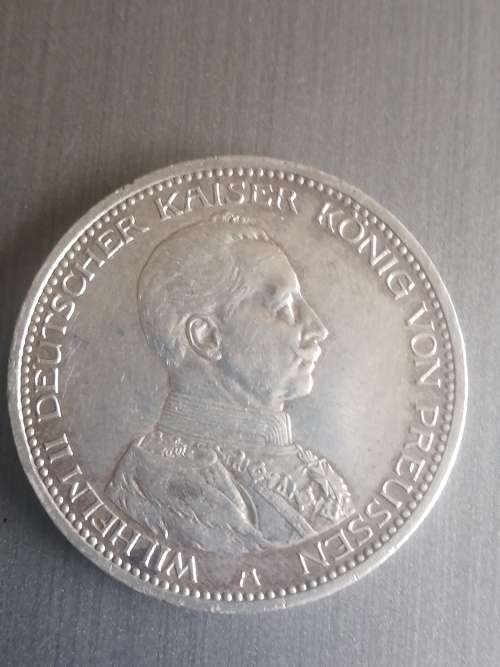 DEUTSCHES REICH 1913 FUNF MARK