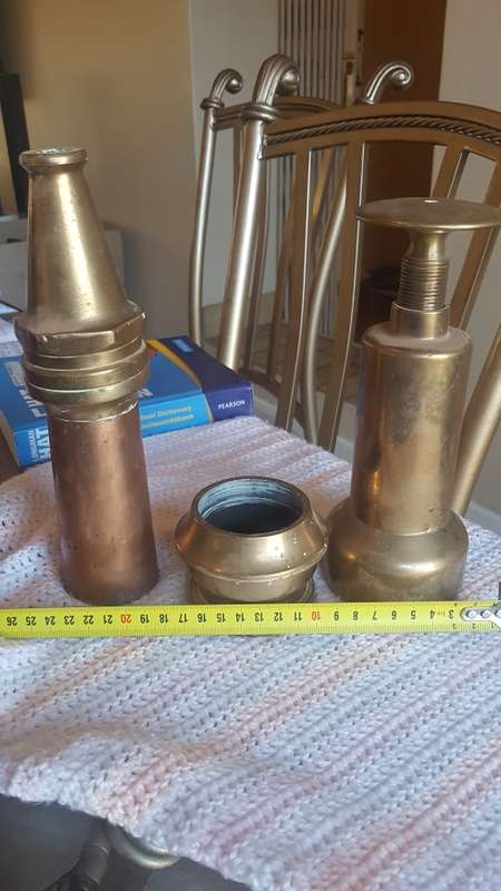 Antique fire hoses