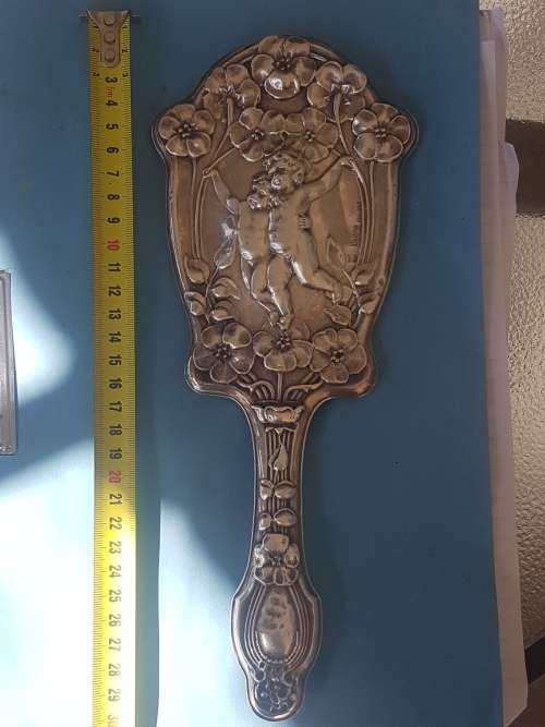 Silver hallmarks mirror