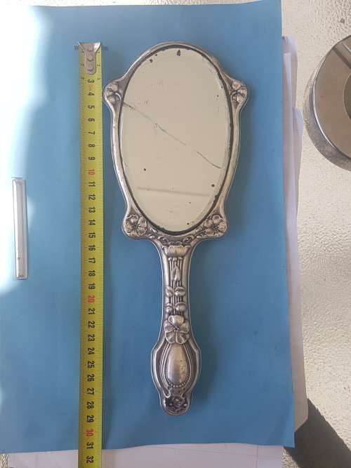 Silver hallmarks mirror
