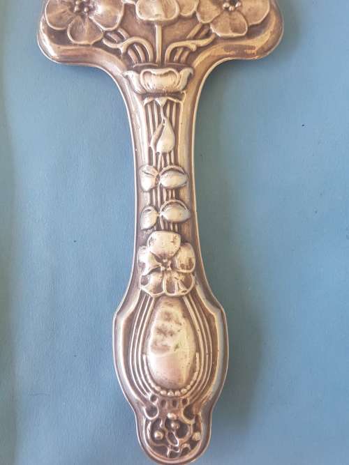 Silver hallmarks mirror
