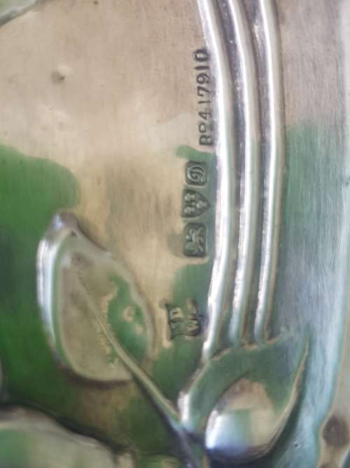 Silver hallmarks mirror