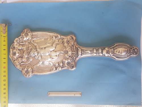 Silver hallmarks mirror
