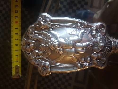 Silver hallmarks mirror
