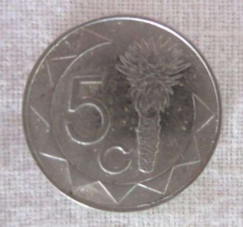 NAMIBIA Five 5 c Coin - 1993