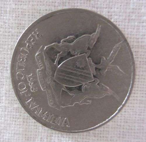 NAMIBIA Five 5 c Coin - 1993