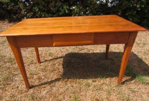 Antique Yellowwood Table with Drawer - 142 x 75 x 81cm