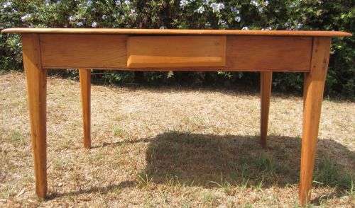 Antique Yellowwood Table with Drawer - 142 x 75 x 81cm