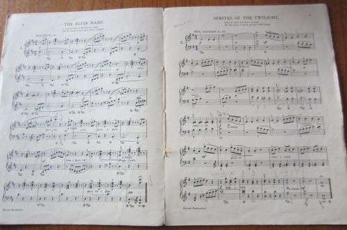 Forest Fantasies - 9 Miniatures for Pianoforte - Walter Carroll - 1916 W Heath Robinson -Sheet Music