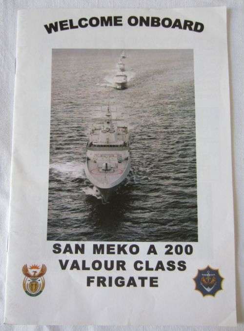 SAN MEKO A 200 Valour Class Frigate - Visitors Pamphlet