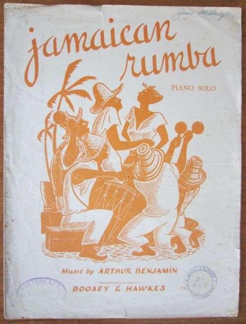 Jamaican Rumba - Arthur Benjamin - Piano Solo - Vintage Sheet Music - 1945 - CLOSING SHOP SOON
