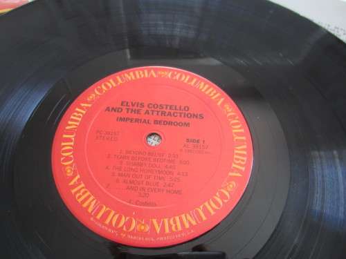 ELVIS COSTELLO AND THE ATTRACTIONS - Imperial Bedroom - 1982 - Vinyl LP Record - VG+