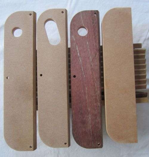 CNC Cut Armboard for Thorens TD124 - Hardwood