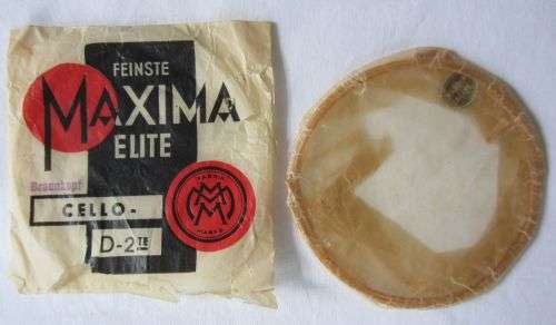 Maxima Elite Gut Cello D String - New Old Stock