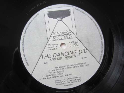THE DANCING DID - And Did Those Feet - 1982 - KAM 009 -  Vinyl LP Record - VG+ / VG+