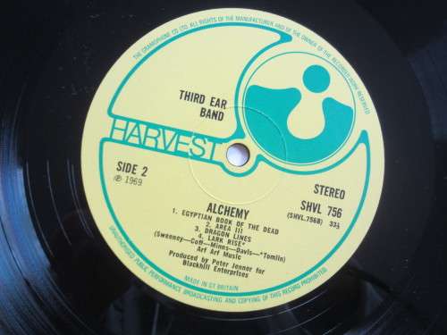 THIRD EAR BAND - Alchemy - 1969 - SHVL 756 -  Vinyl LP Record - VG / VG+