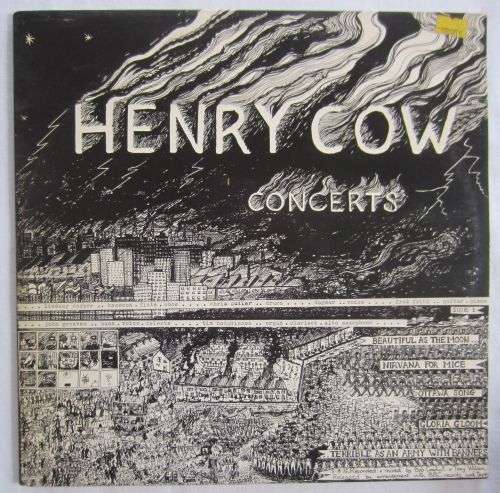HENRY COW - Concerts - Double LP - 1976 - CAD 3002 - Vinyl LP Record - VG / VG+