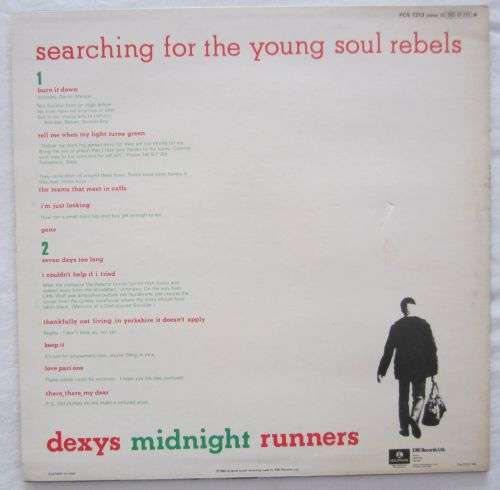 DEXY`S MIDNIGHT RUNNERS - Searching For the Young Soul Rebels - 1980 -  PCS 7213  - Vinyl LP - NM