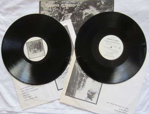 EYELESS IN GAZA - Caught in Flux - 1981 - Double Vinyl LP Record - VG+ / VG