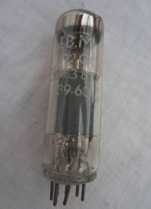 2 X E92CC PHILIPS / IBM Miniwatt Valve Tubes - Holland