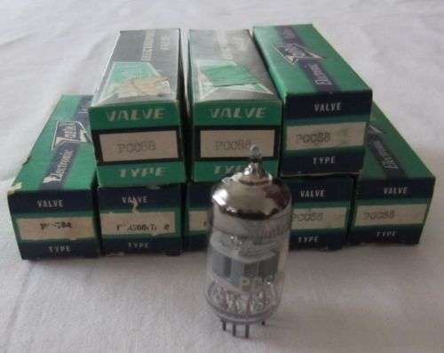PCC88 ZAERIX Valve Tubes - England - New Old Stock - In Original Boxes