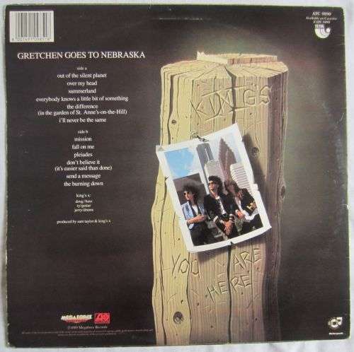 KING`S X - Gretchen Goes To Nebraska - 1989 - South Africa - Vinyl LP Record - VG+ / VG