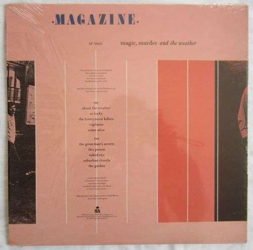 MAGAZINE - magic, murder and the weather - 1981 - SP 70020 - Vinyl LP Record - NM / NM