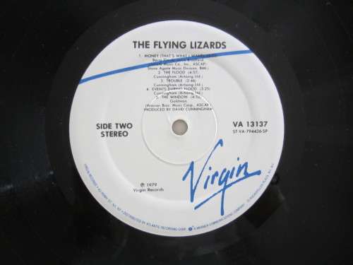 THE FLYING LIZARDS - The Flying Lizards - 1979 - V 13137 - Vinyl LP Record - VG / VG+