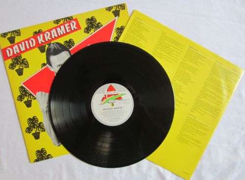 DAVID KRAMER - Delicious Monster - 1982 - MOULP (L) 15 - Vinyl LP Record - VG+ / VG