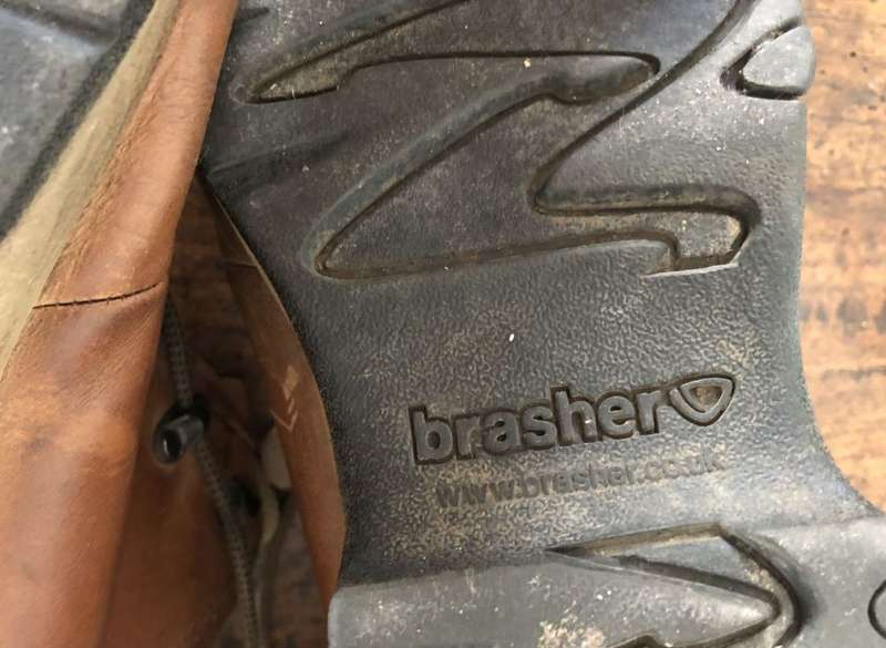 Brasher Leather Hiking Boots - Size 4 1/2