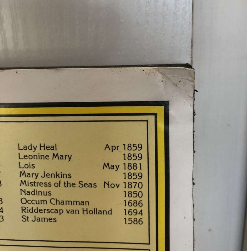 Poster `Marine Casualties in Southern African Waters` - Bredasdorp Museum - Shipwreck Map