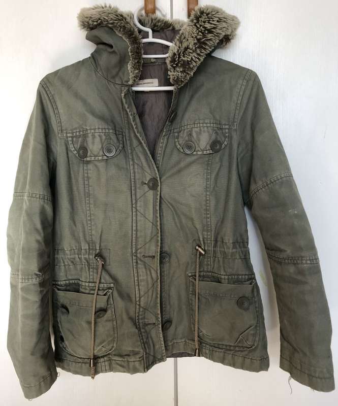 John Rocha Khaki Parka Jacket - Size 10