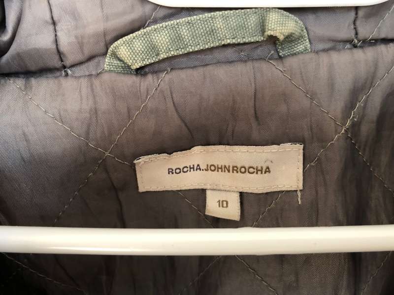 John Rocha Khaki Parka Jacket - Size 10