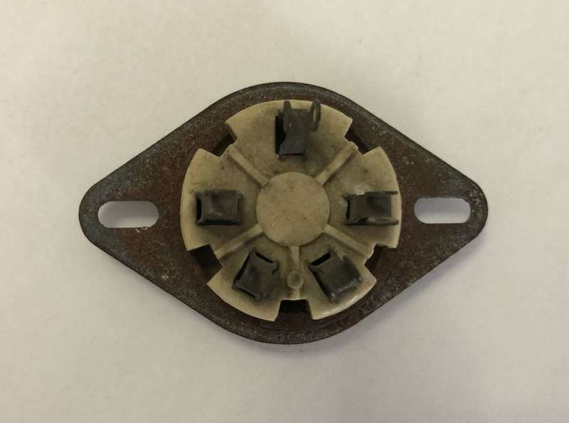 5 Pin Ceramic Valve Tubes Socket