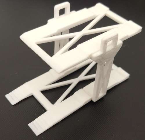 3d Printed car lift for diorama (For Matchbox,Hot Wheels,Tomica, Realtoy)