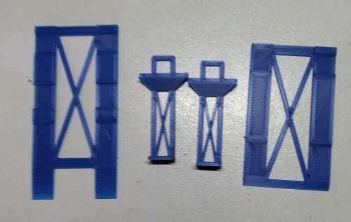 3d Printed car lift for diorama (For Matchbox,Hot Wheels,Tomica)