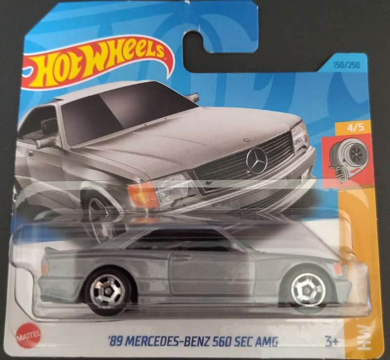 Hot Wheels `89 Mercedes Benz 560 sec AMG