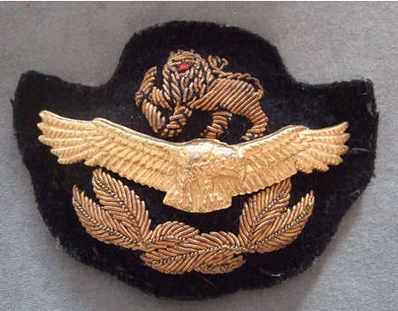 Rhodesian Air Force Officers Cap Badge