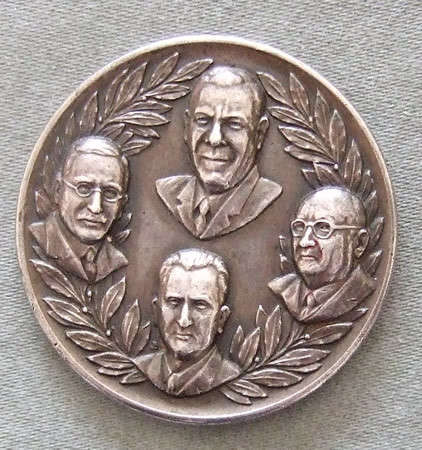 National Party 50 Years 1914-1964 Silver Medallion