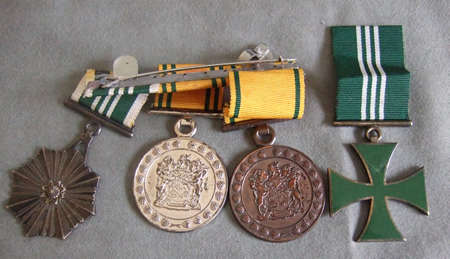 SA Prison Services Group Cross & Medal for Merit